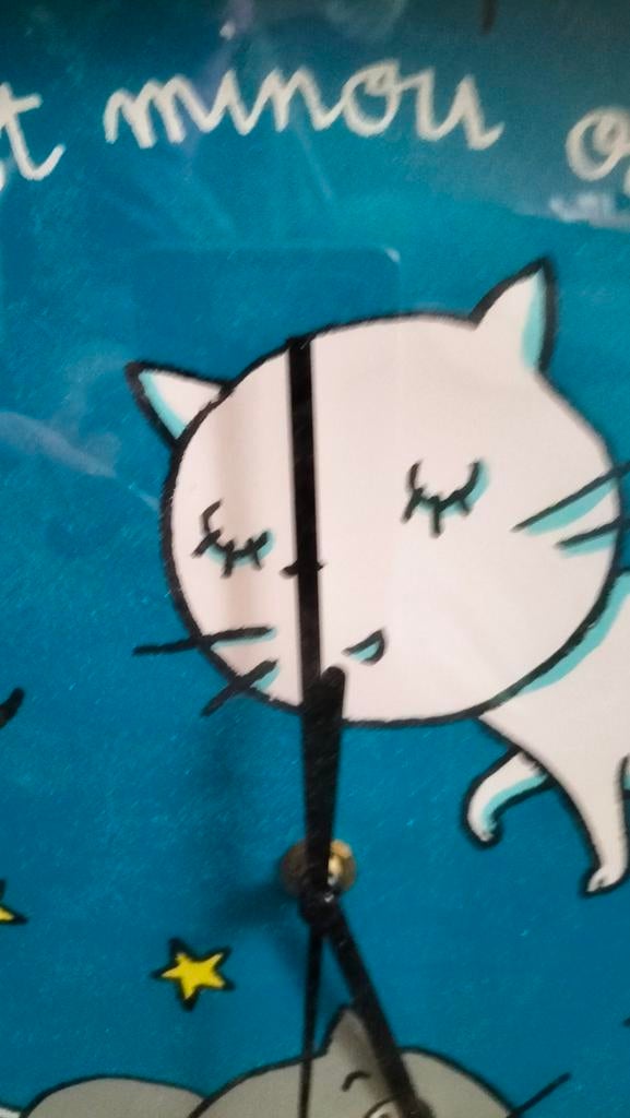 Horloge neuve deux chats NEUVE !!!, Enlèvement ou Envoi