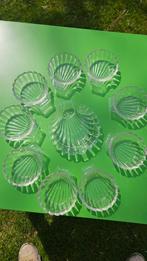 9 kleine en 1 grotere retro/vinted schoteltjes in pyrex, Ophalen of Verzenden