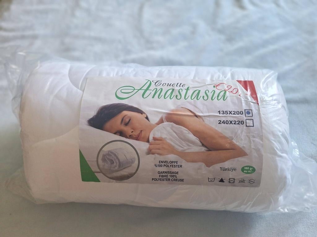 Nieuw!!! Dekbed voor 1 pers ( 135 X 200cm), Ophalen, Eenpersoons, Wit, Nieuw