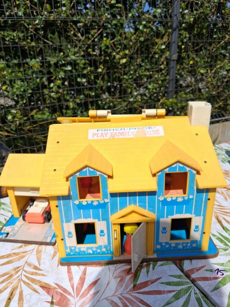 Fisher Price huisje retro, Ophalen, Gebruikt