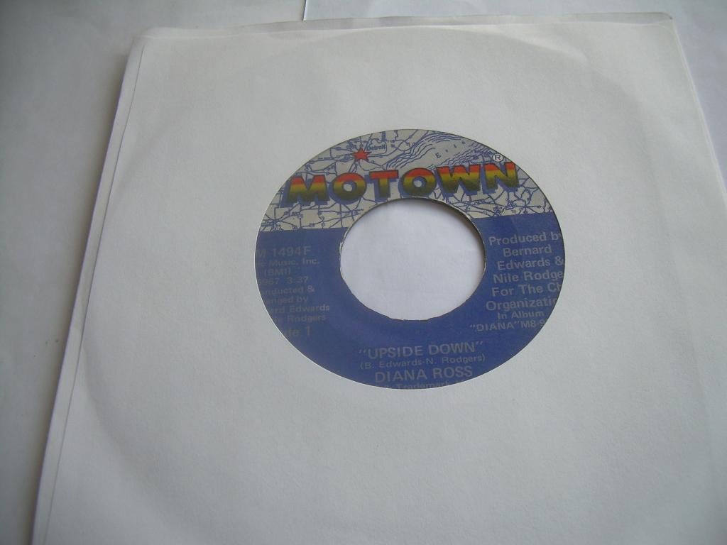 SINGLE 45T - Diana Ross - Upside Down, Enlèvement ou Envoi, Dance, Comme neuf, Housse de protection extérieure