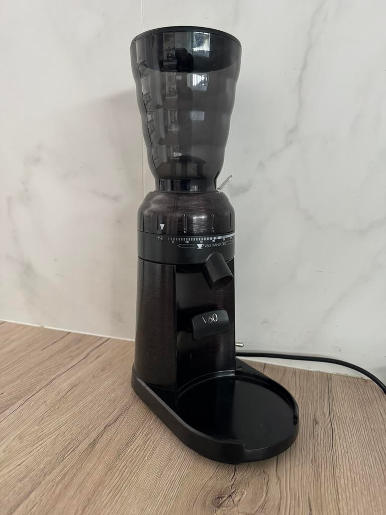 Koffiegrinder koffie molen Hario V60, Enlèvement, Utilisé, Sage, Sage