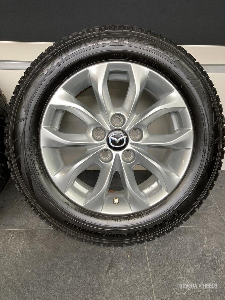 16” originele Mazda CX3 velgen + winterbanden 5x114.3 DD2F-V, -, -, Banden en Velgen, 17 inch