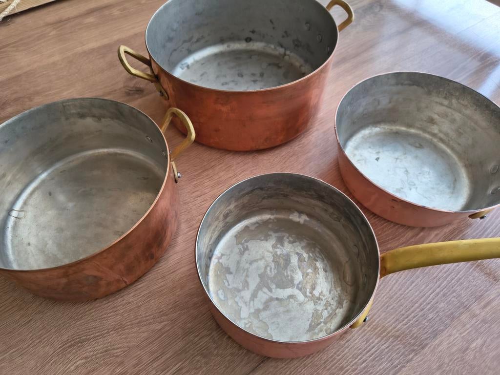 Casseroles et poêles en cuivre, Enlèvement ou Envoi