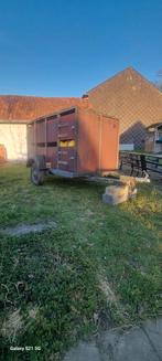 Aanhangwagen enkelas , klein vee , schapen , geiten , pony's, Ophalen