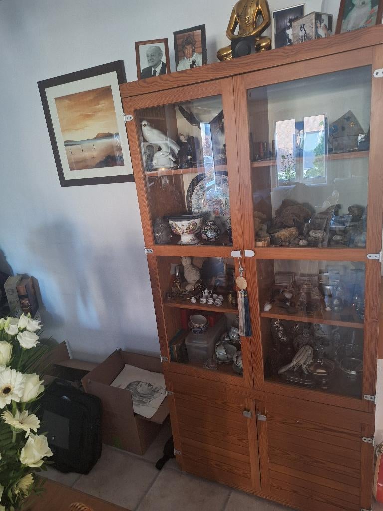 Vitrinekast, 25 à 50 cm, Utilisé, 50 à 100 cm, Pin