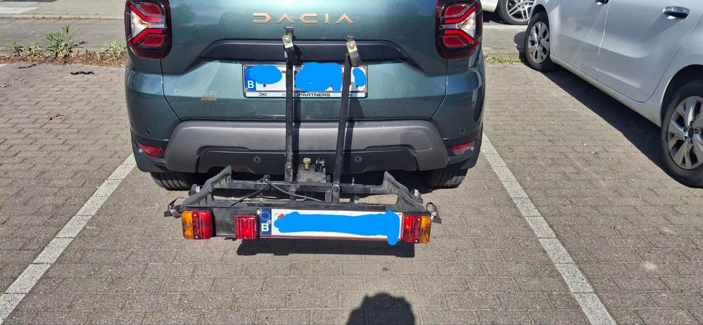 Fietsdrager op trekhaak, Ophalen