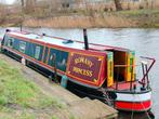 Woonboot, narrowboat, tiny house, Watersport en Boten, Ophalen, Gebruikt