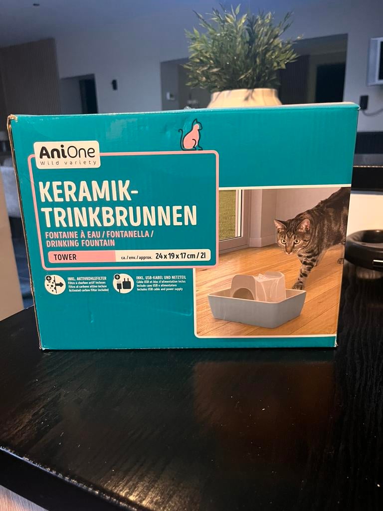 Drinkfontein, Animaux & Accessoires, Nourriture & Abreuvoirs pour chats, Enlèvement, Utilisé