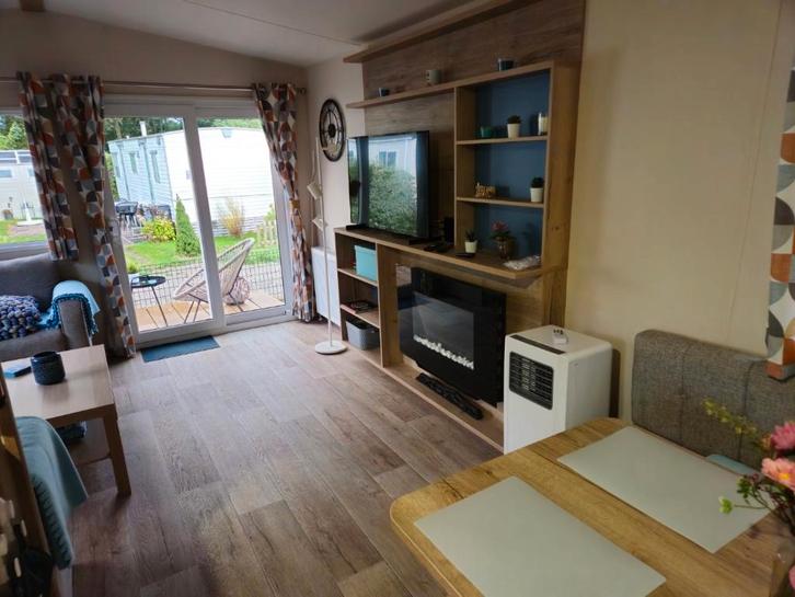 Stacaravan te koop GEZAKT IN PRIJS, Vakantie, Campings, Recreatiepark, Aan zee, Airconditioning, Huisdier toegestaan, Internet