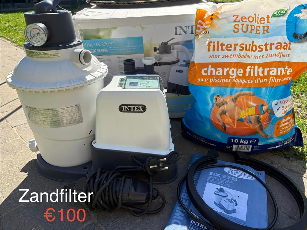 Zandfilter INTEX, Tuin en Terras, Ophalen, Zo goed als nieuw