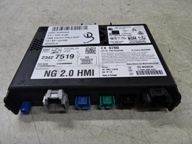COMPUTER Opel Insignia (01-2008/03-2017) (23427519), Auto-onderdelen, Elektronica en Kabels, Opel, Gebruikt