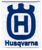 Husqvarna stoffen opstrijk patch embleem #2, Verzenden, Nieuw