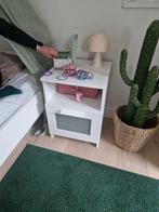 set van kleerkast, commode en nachtkastje (zelf demonteren), Ophalen, Zo goed als nieuw