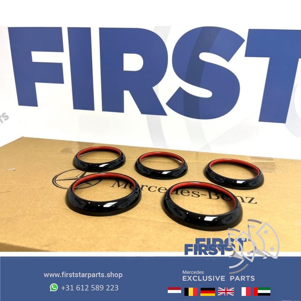 RODE AMG LUCHTROOSTERS voor Mercedes W176 W117 W156 A45 CLA4, Gebruikt, -, Ophalen of Verzenden, -