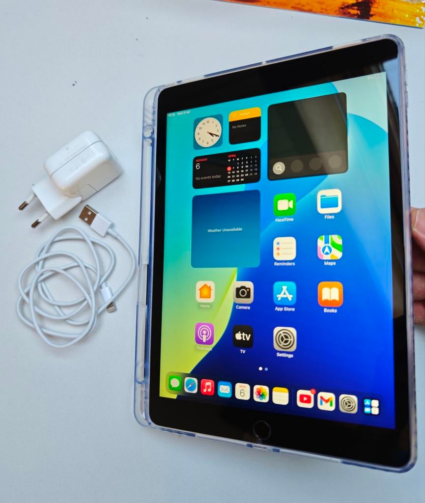 iPad 9 (2021) 256gb, Informatique & Logiciels, Apple iPad Tablettes, Gris, Apple iPad, 10 pouces, Comme neuf