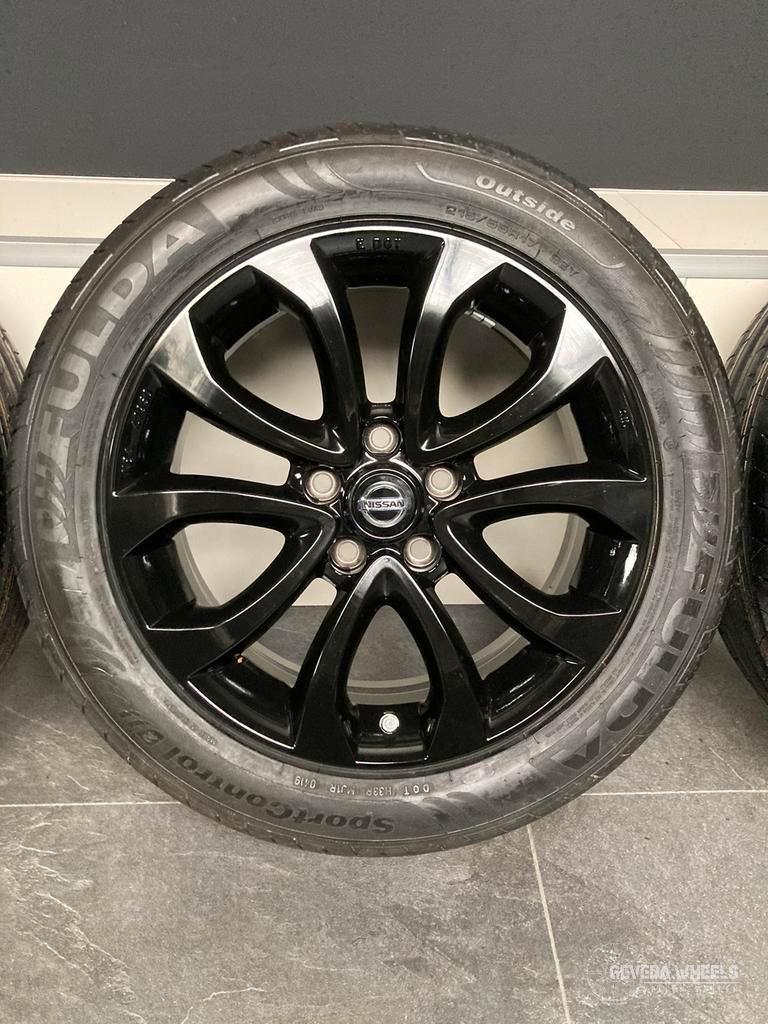 17'' originele Nissan Juke F15 demo velgen + banden 5x114.3, Auto-onderdelen, Banden en Velgen, -, -, Banden en Velgen, 17 inch