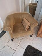 Echte originele Chesterfield club fauteuil, Ophalen, Gebruikt, Eenpersoons