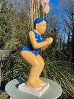 Duikende dame jacuzzi tuin, zwembad, vijver 75cm, Tuin en Terras, Ophalen, Nieuw, Kunststof, Mensenbeeld