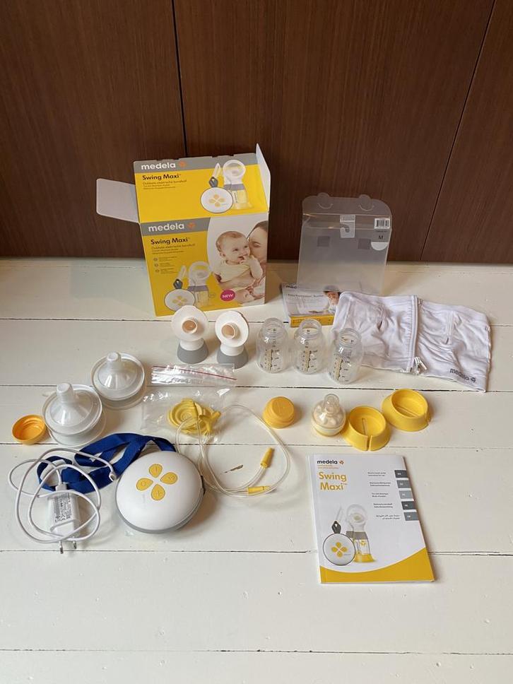 Borstkolf Medela Maxi swing handsfree met extra’s, Enfants & Bébés, Aliments pour bébé & Accessoires, Comme neuf, Tire-lait, Enlèvement