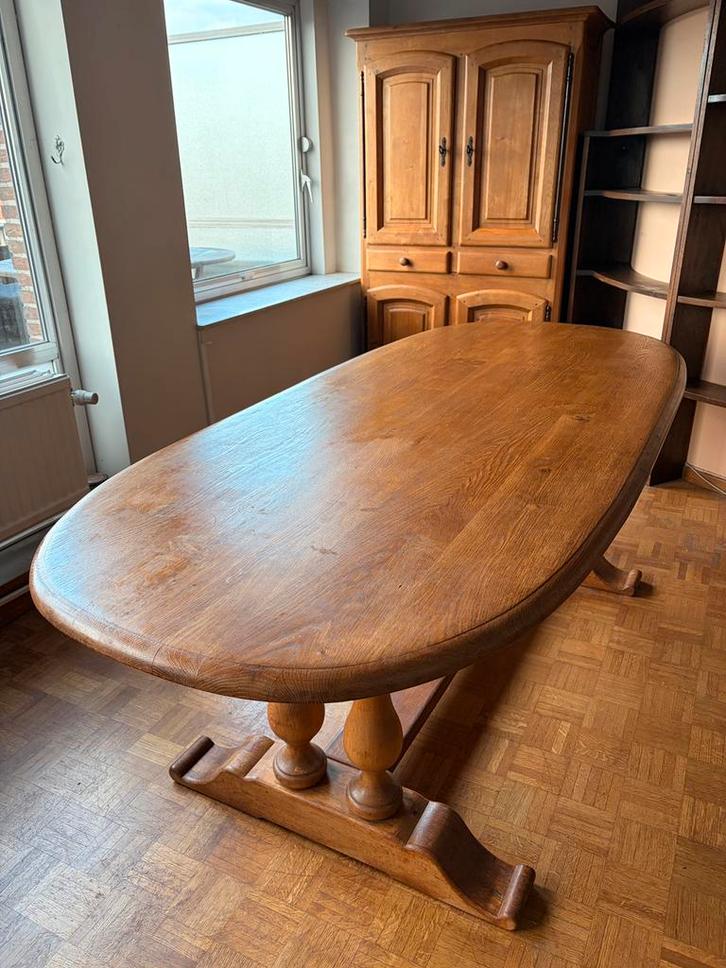 Ensemble salle à manger chêne, table /6chaises/2buffets, Maison & Meubles, Salles à manger complètes, Utilisé, Enlèvement