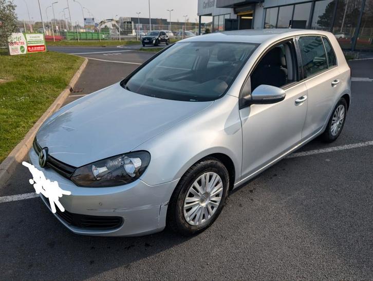 Golf 6 1.6 tdi 105, Auto's, Volkswagen, Particulier, Golf, Boordcomputer, Diesel, 4 deurs, Handgeschakeld, Zilver of Grijs, Zwart