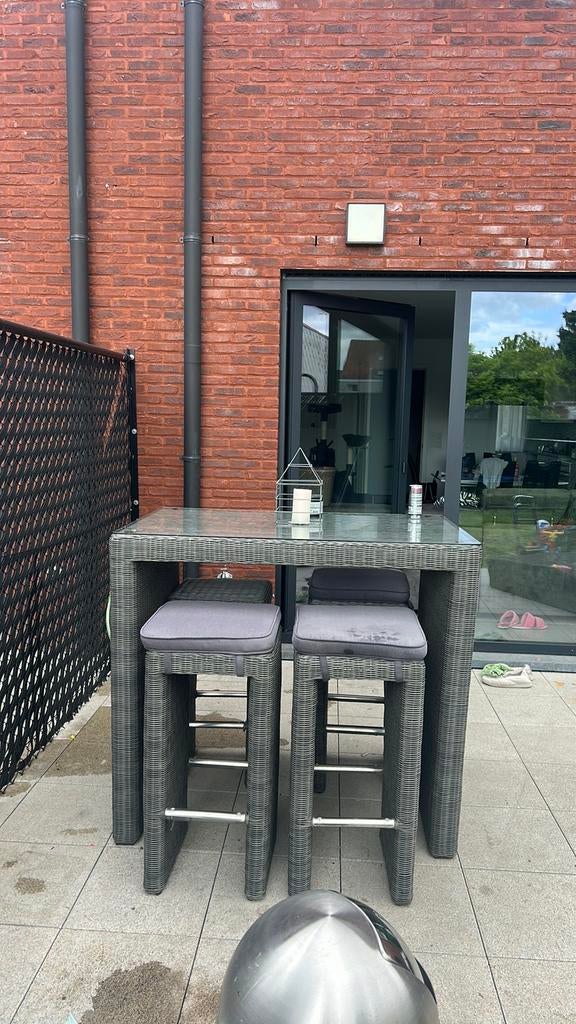 Table de jardin, Jardin & Terrasse, Ensembles de jardin, Table à dinner, Comme neuf, Autres matériaux, Sets de jardin