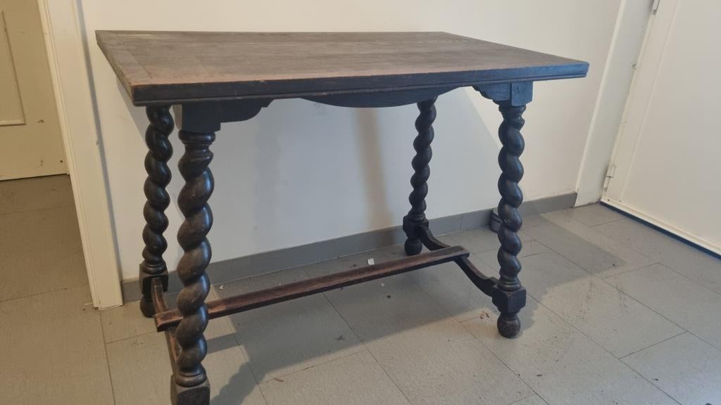 Tafeltje, Ophalen, Gebruikt, 50 tot 100 cm, Eikenhout