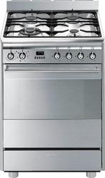 Cuisinière à gaz SMEG modèle « SNL61GX », Gaz, Enlèvement ou Envoi, 4 zones de cuisson, Utilisé