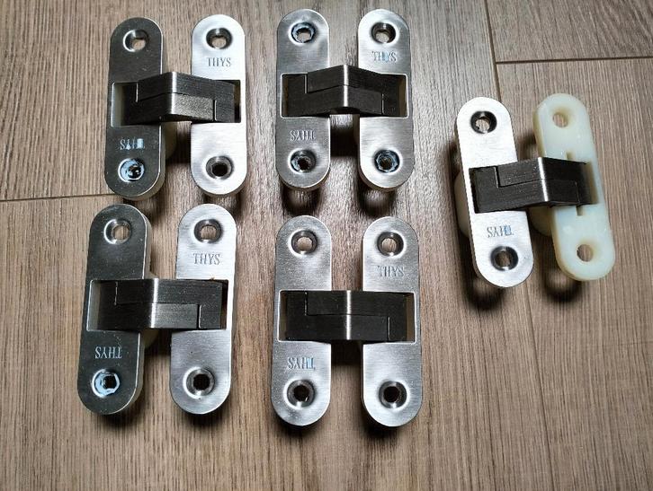 Charnières porte Thys, Bricolage & Construction, Châssis & Portes coulissantes, Utilisé, Enlèvement ou Envoi