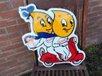 Panneau publicitaire en émail Esso Vespa, Enlèvement ou Envoi, Comme neuf, Panneau publicitaire