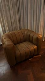 Mooie leren stoel, Huis en Inrichting, Zetels | Zetels en Chaises Longues, Ophalen, 100 tot 125 cm, Leer, Zo goed als nieuw