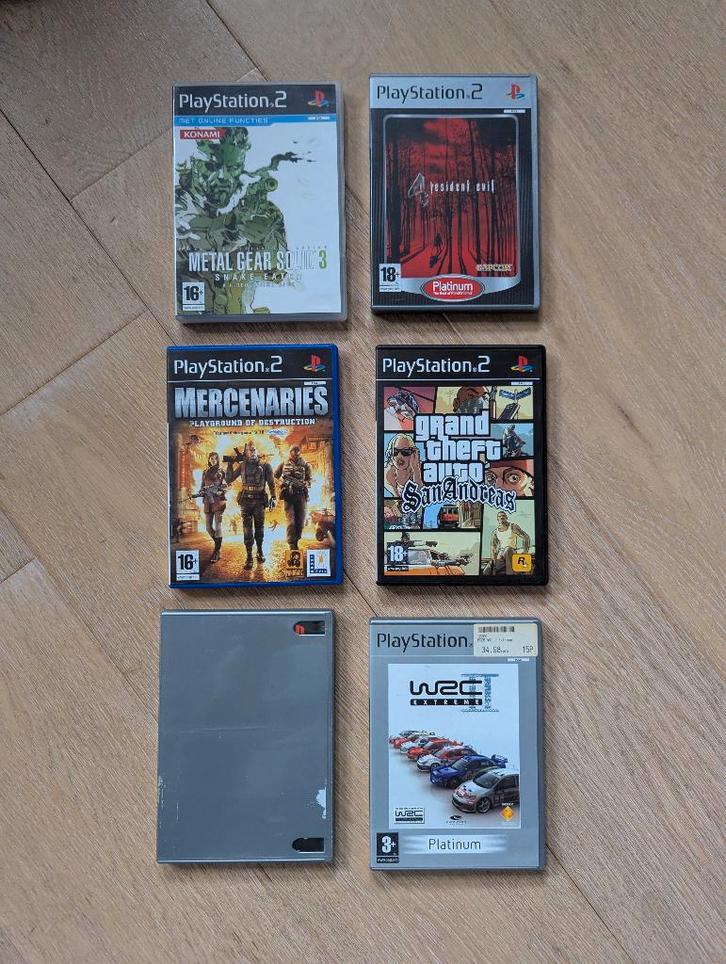 PS2 games bundel – GTA, MGS3, RE4 + meer, Games en Spelcomputers, Games | Sony PlayStation 2, Zo goed als nieuw, Ophalen of Verzenden