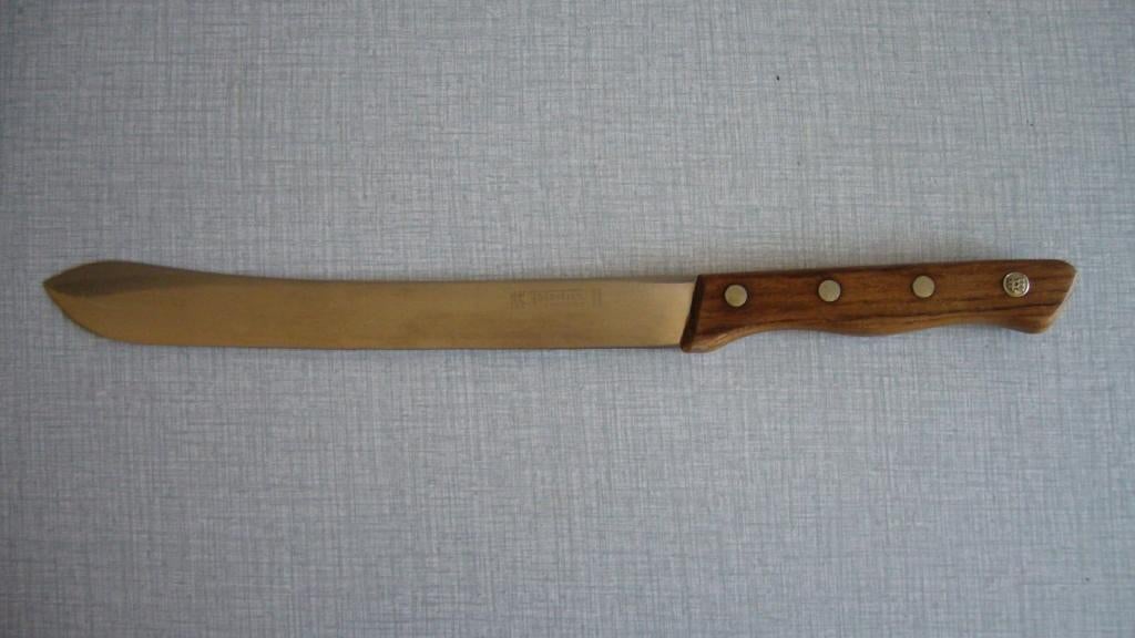 COUTEAU DE CUISINE (A RÔTIS), Enlèvement, Comme neuf, Bois, Couverts en vrac