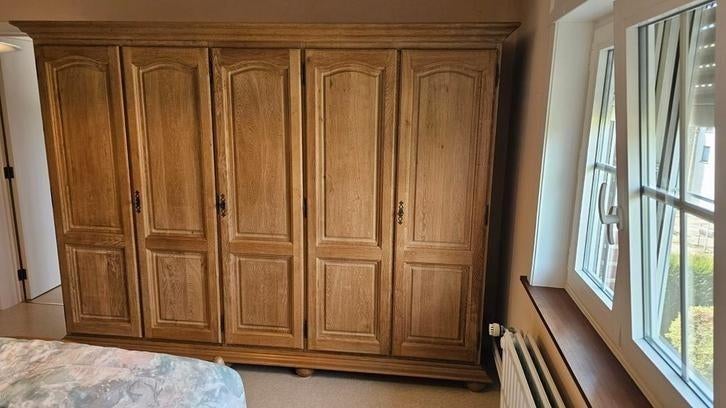 Chambre a  coucher  en chêne  massif artisanal, Maison & Meubles, Chambre à coucher | Chambres à coucher complètes, Enlèvement