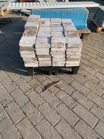 Lot blauwe hardsteen klinkers, Tuin en Terras, Tegels en Klinkers, Ophalen, Zo goed als nieuw, Klinkers