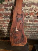 Houtsnijwerk van Bert Van Den Broeck, Antiek en Kunst, Ophalen