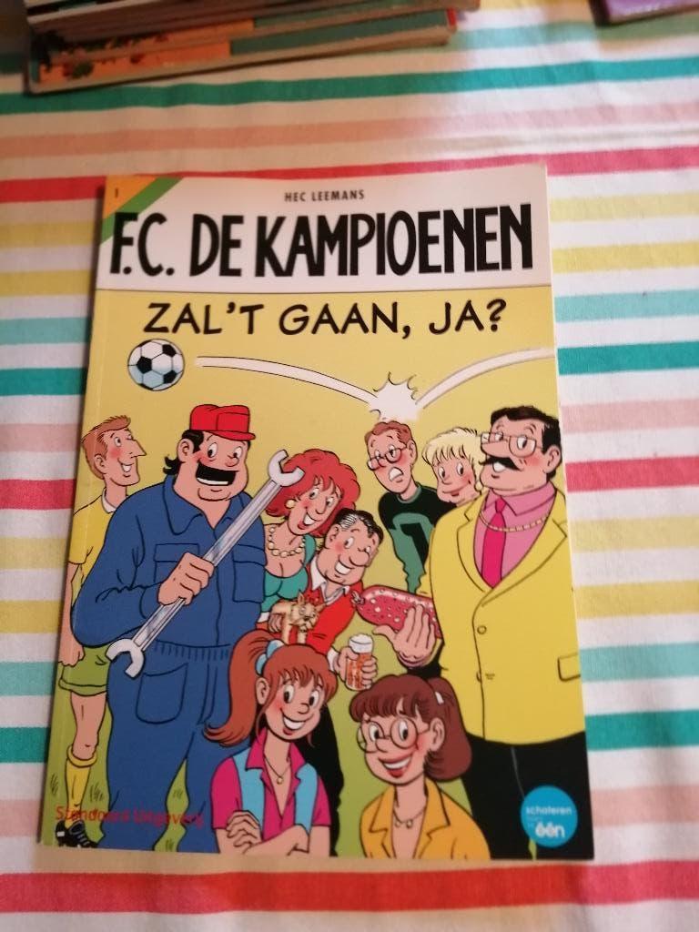 Fc de kampioenen strips deel 1, Boeken, Meerdere stripboeken, Ophalen of Verzenden, Gelezen, Hec Leemans