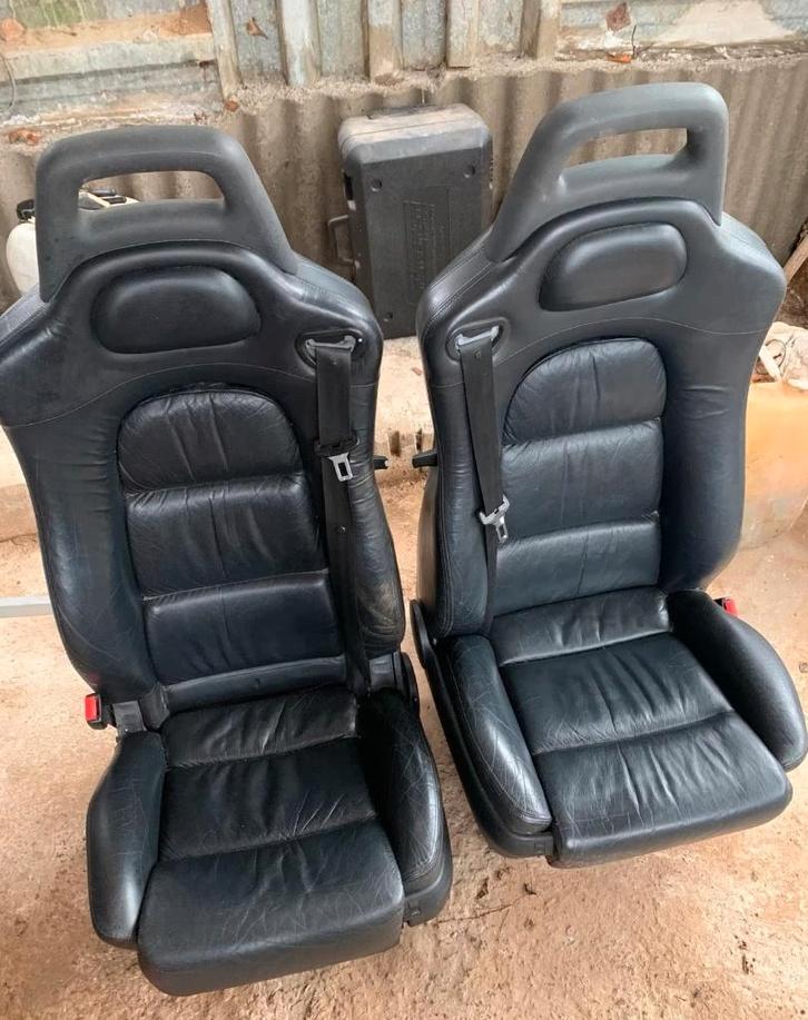 Recaro lederen voorstoelen aan het interieur, Auto diversen, Tuning en Styling, Ophalen