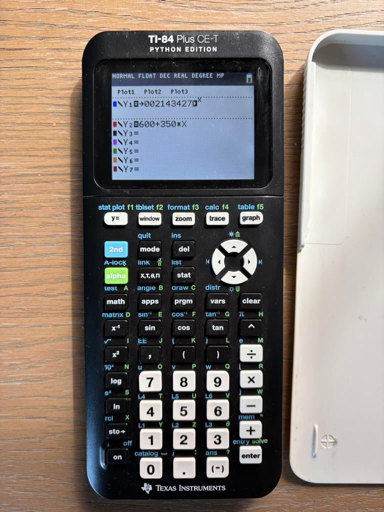 TI-84 Plus CE-T Python Edition grafische rekenmachine, Diversen, Ophalen of Verzenden, Grafische rekenmachine, Zo goed als nieuw