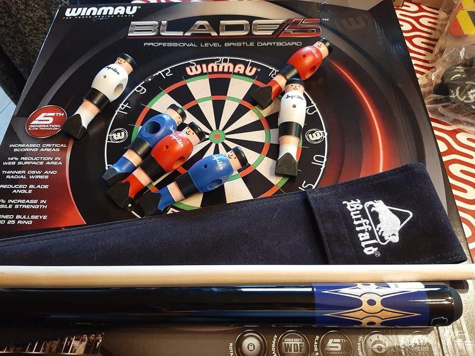 Alles voor biljart,darts en tafelvoetbal., Ophalen, Nieuw, Keu of Ballen