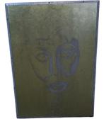 oude drukplaat Willy Lecomte., Antiek en Kunst, Ophalen of Verzenden