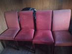4 gebruikte vloeren stoelen, Huis en Inrichting, Zetels | Zetels, Ophalen