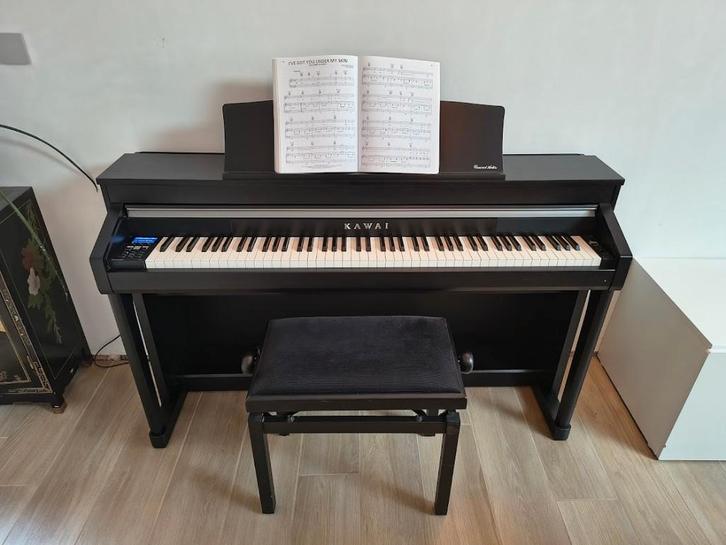 Piano Kawai, Musique & Instruments, Pianos, Comme neuf, Piano, Noir, Digital, Enlèvement