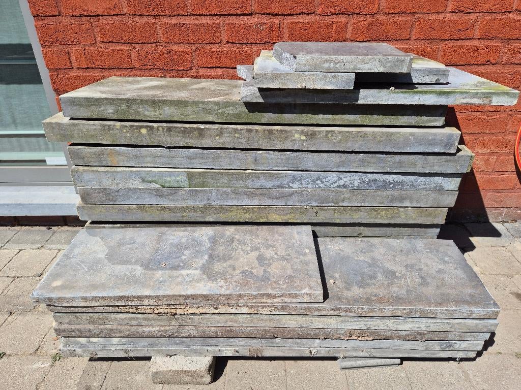 Belgische blauwe steen, Ophalen, Zo goed als nieuw