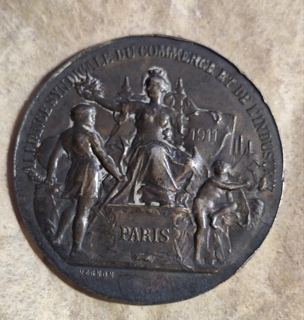 Médaille de bronze 1911, Enlèvement, Bronze