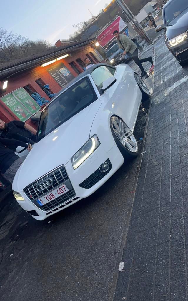 Audi A5 Cabriolet S-Line, Auto's, Audi, Euro 5, Cabriolet, Leder, Diesel