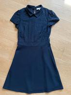 Robe de fête bleue avec dentelle, taille XS, Enlèvement ou Envoi, Au-dessus du genou, Comme neuf, Taille 34 (XS) ou plus petite
