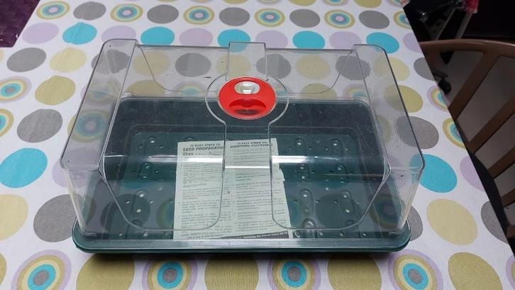 Zaaibakje met deksel, Jardin & Terrasse, Serres, Comme neuf, Serre, Enlèvement ou Envoi