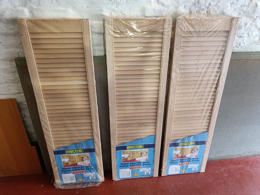 3 Portes "Louvre" de 38,1cm x 122 cm, Comme neuf, Enlèvement, 100 à 150 cm, Moins de 50 cm